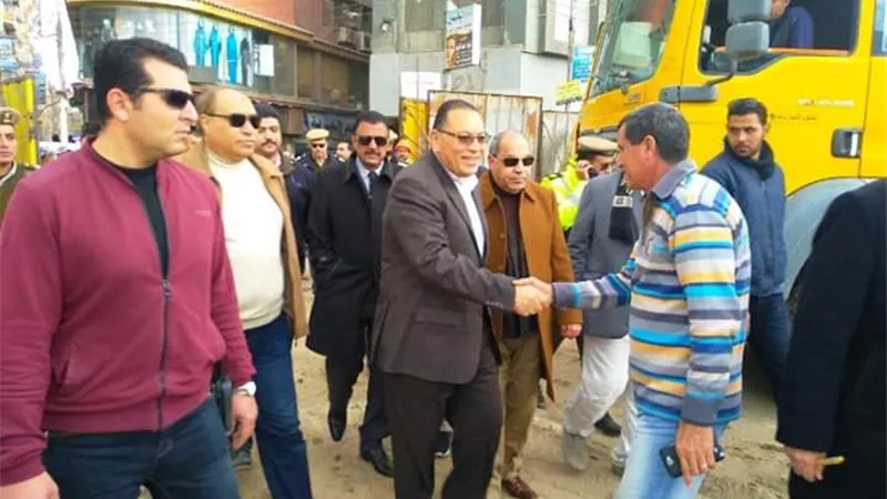 غراب يقود حملة مكبرة لإزالة التعديات ورفع الإشغالات بالزقازيق