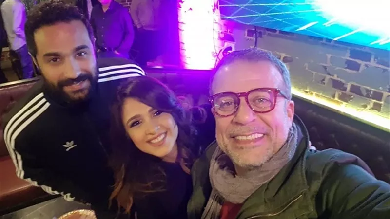شاهد.. ياسمين وشريف وكريم فى أول يوم تصوير 
