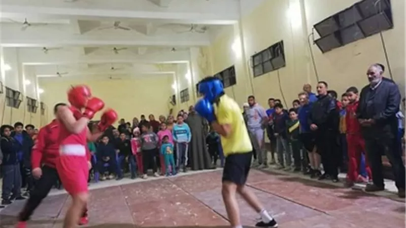 بطوله لشباب الملاكمه بمركز بنى سويف النموذجى