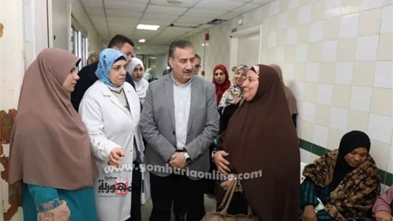 محافـظ المنوفية يتابع مستشفتي السادات والخطاطبة