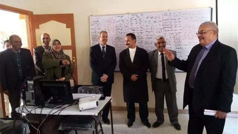 مدير التدريب بالأزهر يتفقد دورة التحول الرقمى في الأقصر.صور