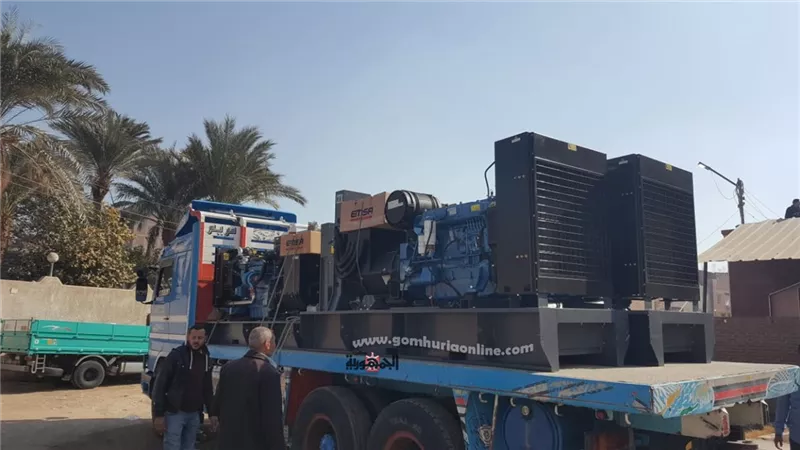 ٤ مولدات كهربائية لمستشفيات أسيوط لتجنب انقطاع الكهرباء