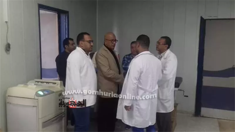 وكيل وزارة الصحه يفاجئ مستشفى الفشن