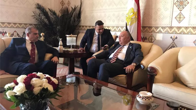 سامح شكري: دول الجوار الليبي أجمعت على رفض التدخلات الأجنبية