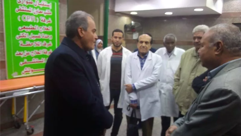 وكيل وزارة الصحة بالبحر الأحمر يتفقد مستشفى سفاجا المركزى
