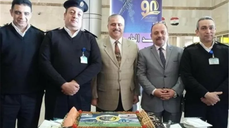 مطار سوهاج يحتفل بعيد الشرطة المصرية الـ 68