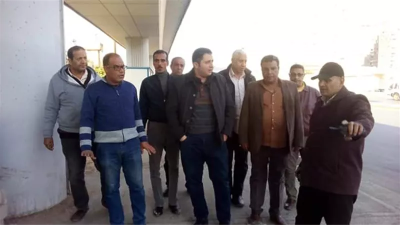 نائب محافظ المنطقة الشمالية يتفقد منطقة أغاخان بمحور روض الفرج .. صور