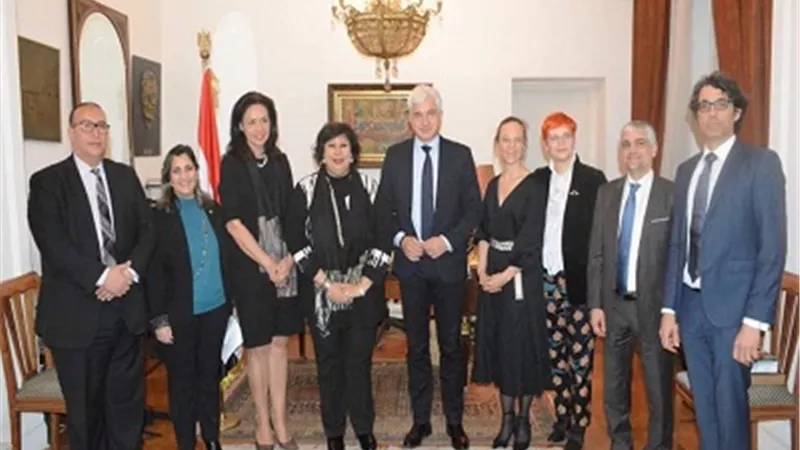 وزير الثقافة: اللقاء يفتح افاق جديدة للتعاون مع الجانب الالمانى