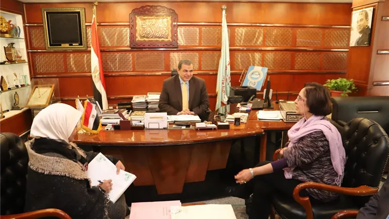 سعفان وجبر يبحثان سبل تدريب الشباب لمواجهة ظاهرة الهجرة غير الشرعية