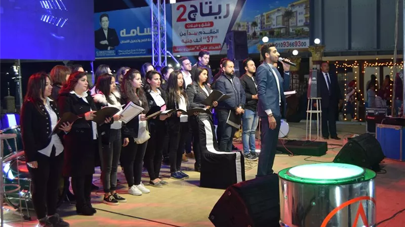 حفل فني لأستقبال وفود 10جامعات مشاركة بالملتقى الصيدلي الثاني
