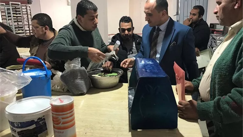 ضبط مصنع حلويات غير مرخص ببنى سويف