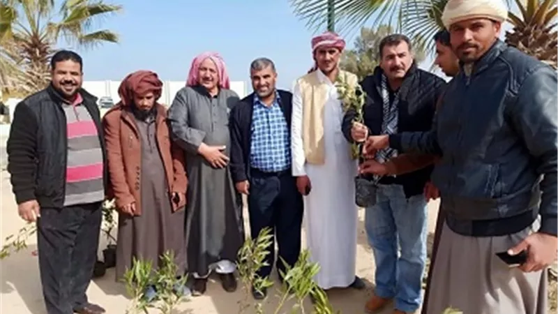 شباب مطروح يشاركون في احتفالات يوم البيئة الوطني