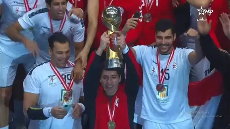 شعيب يهنئ الرئيس بفوز منتخب مصر لكرة اليد بكأس افري