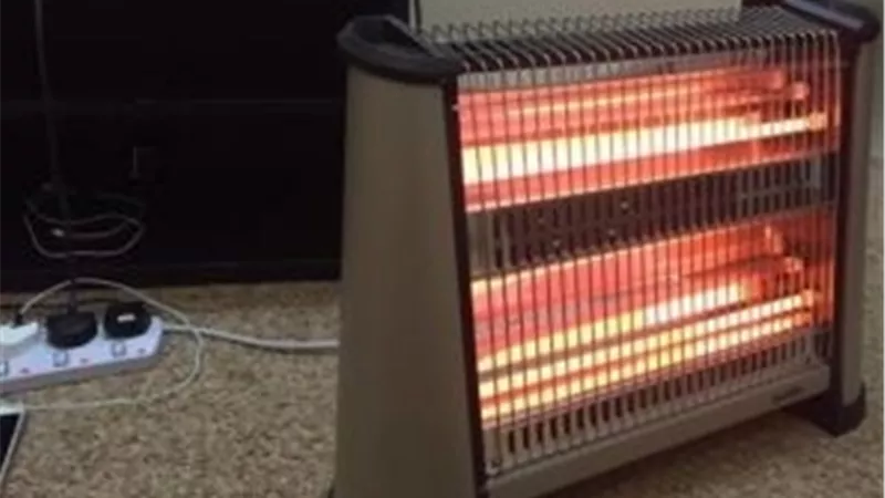 نجاة بسمة وهبة من حريق الدفاية .. فيديو