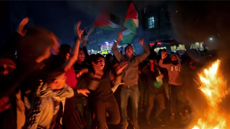 اندلاع مظاهرات في قطاع غزة