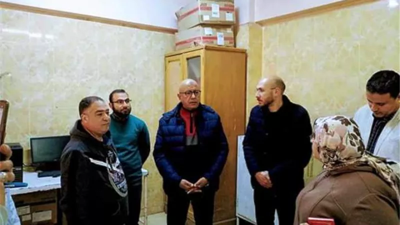 مرور مفاجئ على مسنشفى ببا فى بنى سويف.. بالصور