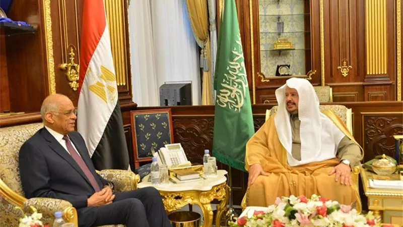 عبدالعال يستقبل رئيس مجلس الشورى السعودي