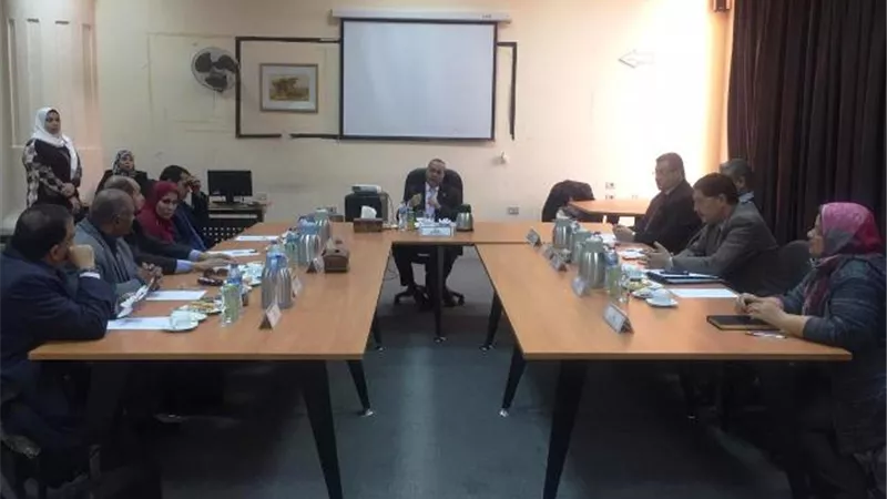 انعقاد مجلس شئون التعليم والبحوث وخدمة المجتمع لجامعة مطروح