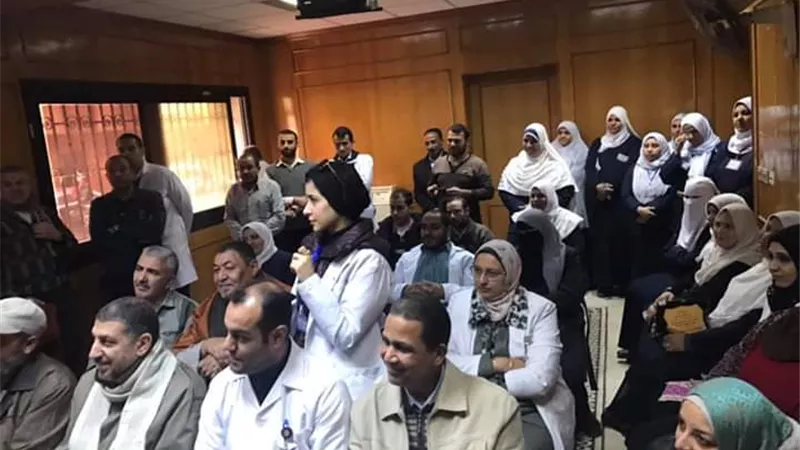 دعم وحدة الغسيل الكلوي بمستشفي ديرب نجم