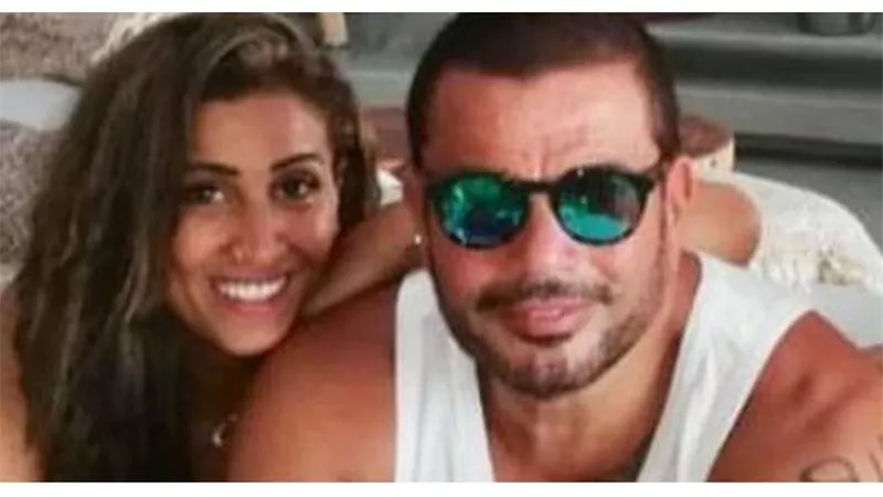 فستان دينا الشربيني مع عمرو دياب يثير ضجة على السوشيال ميديا..صور