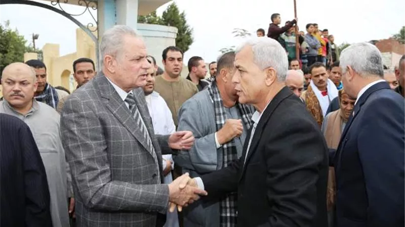 محافظ المنوفية يشيع جنازة الخشن بمسقط رأسه .. بالصور