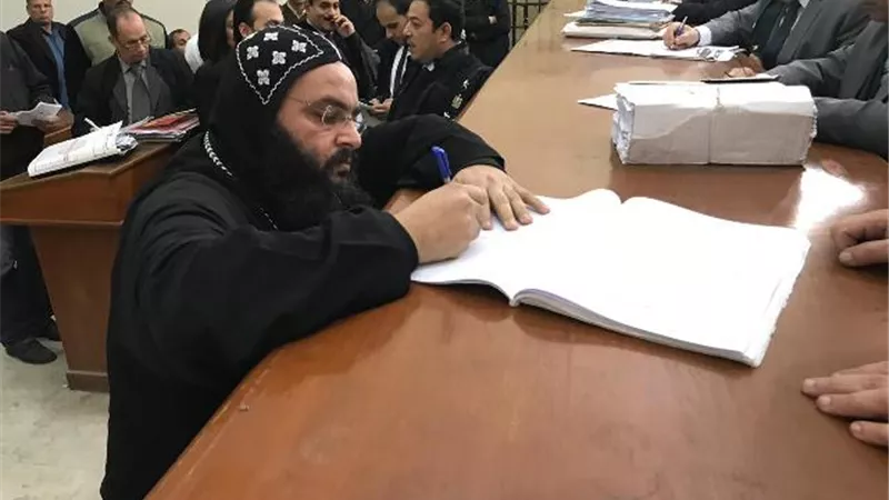 بالفيديو والصور تعرف علي تفاصيل الجلسة السابعة فى قضية مقتل رئيس دير الأنبا مقار بوادي النطرون