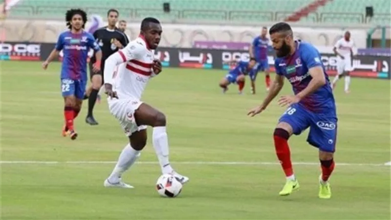 الزمالك ينهى الشوط الأول أمام بتروجت بهدف نظيف