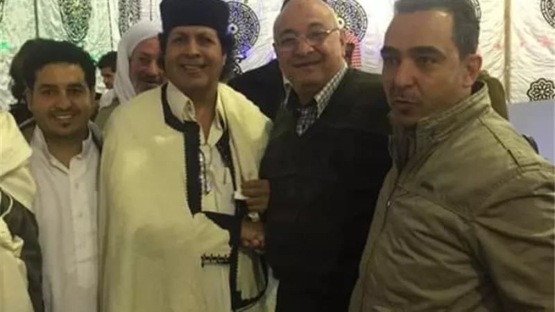 احمد قذاف الدم يشارك في حفل عرس بوادي النطرون