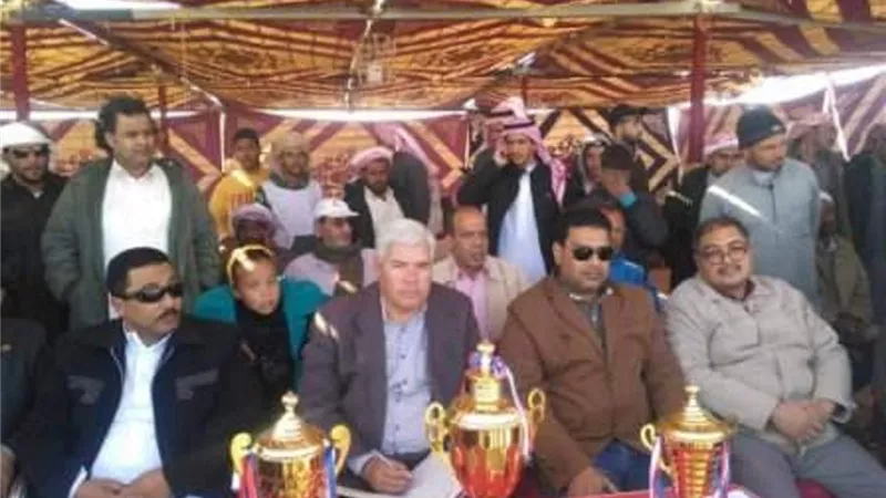 مدير عام رياضه جنوب سيناء يشهد ختام سباق الهجن بطور سيناء