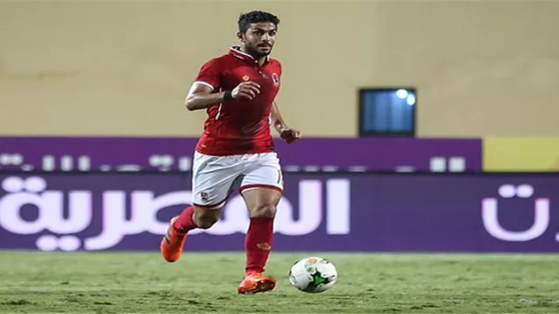 ايمن اشرف يحرز الهدف الهدف الثانى للاهلى فى مرمى الداخلية فى الشوط الثانى