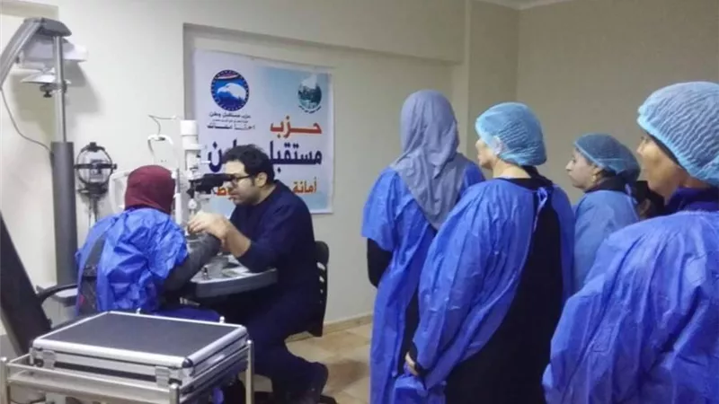 قافلة مستقبل وطن للعيون تصل قرى سمالوط