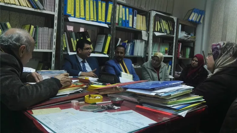فريق إدارة دعم الجودة وتأهيل الاعتماد بالتعليم العالي في زيارة بـ 