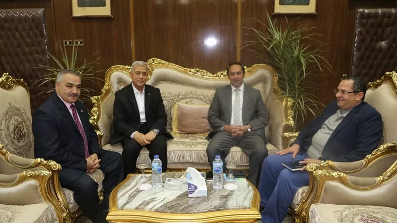 محافظ المنوفية يستقبل نائب وزير التعليم ورئيس الأبنية التعليمية