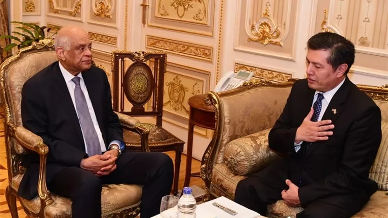 عبد العال يستقبل سفراء بريطانيا واستراليا واوزباكستنان وكندا فى البرلمان