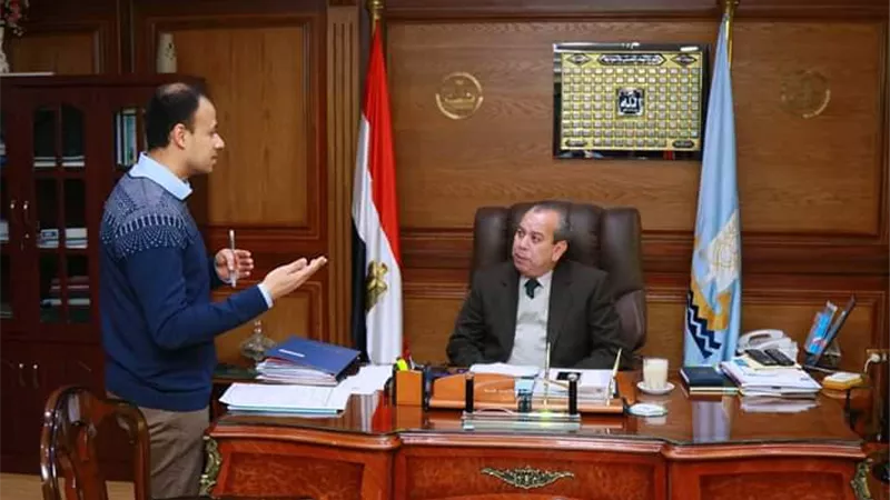 تشكيل لجنة لتفعيل تحصيل المتأخرات في كفر الشيخ