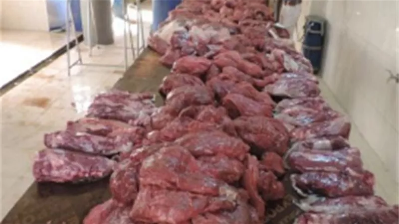 ضبط جزاربحوزته 100كيلو لحوم غير صالحه للإستهلاك الآدمي بسوهاج