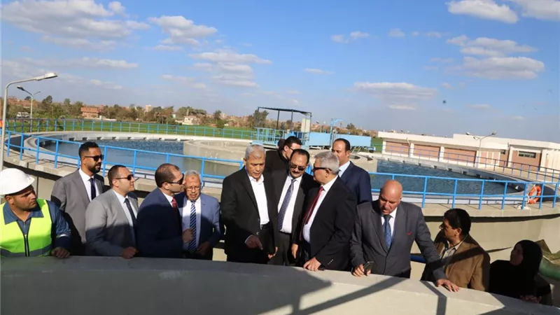 رسلان: محطة مياه البحارى بشبين الكوم تعمل بنظام حديث يوفر مليون متر مكعب سنوياً