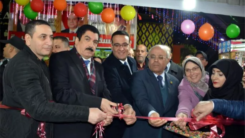 مرزوق يفتتح معرض الاسرة بأسعار مخفضة بشبرا الخيمة