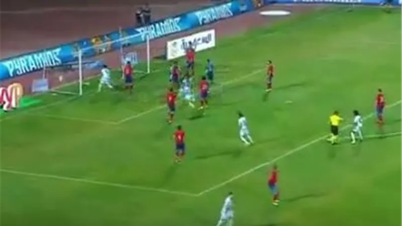 محمد فاروق هدف التعادل لفريق بيراميدز فى مرمى الأهلى فيديو