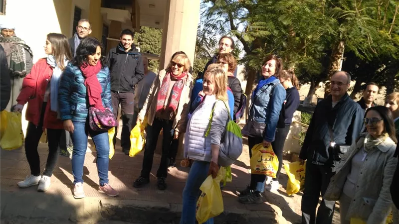 4 وفود سياحية تزور اثار المنيا