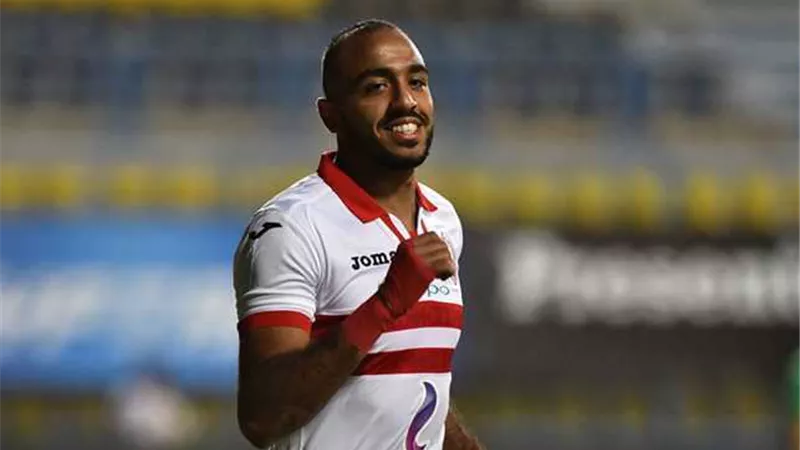 كهربا يحرز الهدف الثانى للزمالك شباك الاتحاد السكندرى