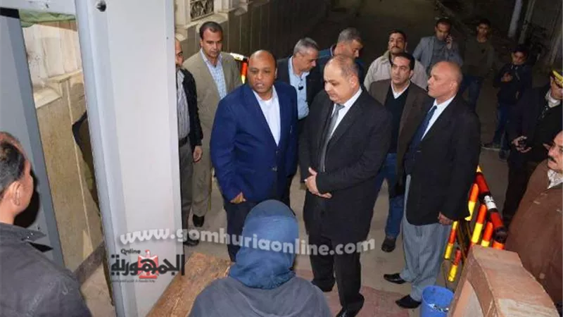 جولة مفاجئة لمحافظ ومدير الأمن لتفقد الكنائس والاستعدادات الأمنية بالغربية بالصور