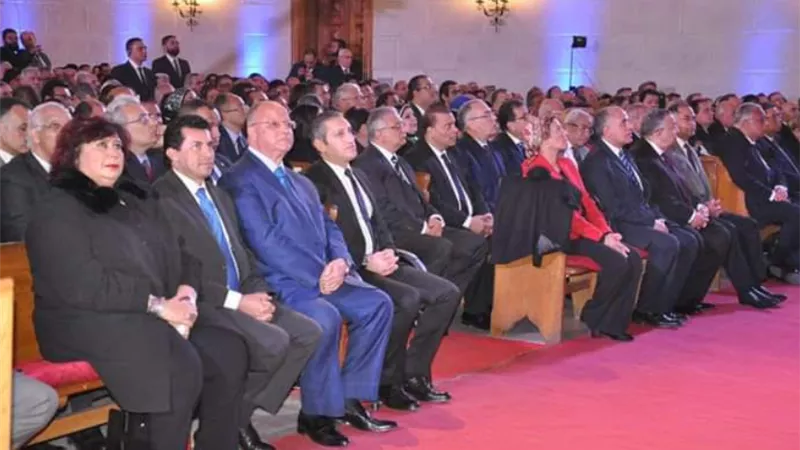 وزير الشباب يشهد احتفال الكنيسة الإنجيلية بعيد الميلاد المجيد