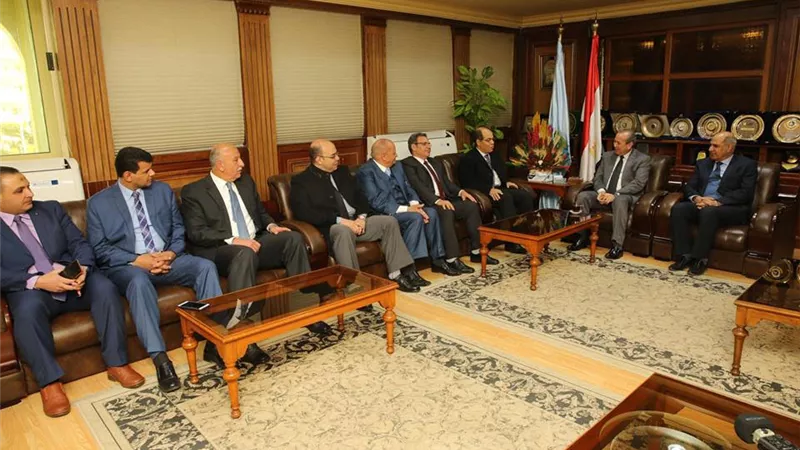 محافظ كفرالشيخ يفتتح أعمال تطوير المديرية المالية