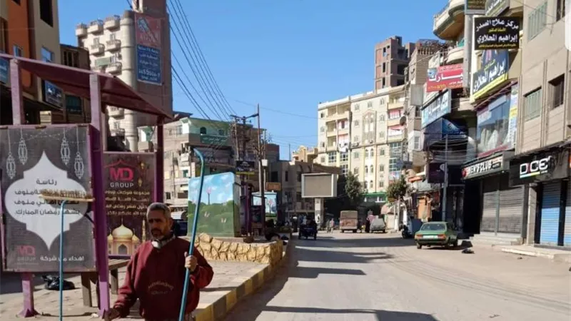 شباب منوف يشاركون فى حملات التوعية والنظافة