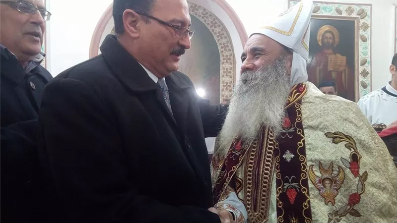 المسلمون يملأون كنائس المنوفية للتهنئة بعيد الميلاد