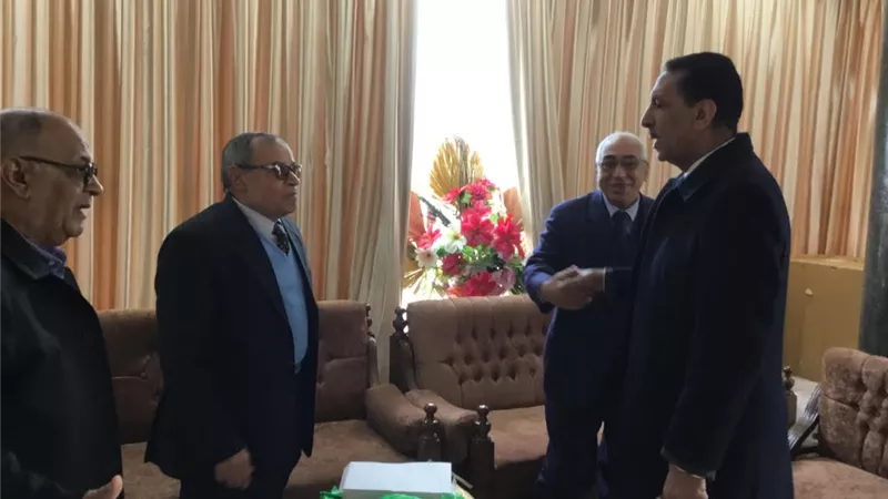وفد نقابة المهندسين يقدم التهنئة للأقباط بمناسبة عيد الميلاد ..صور