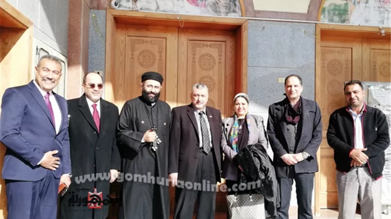 حجازى والعادلى وبلال يهنئون الأخوة المسيحيين بأعياد الميلاد بالصور