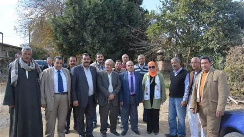 رحيل في زيارة لمزرعة جامعة الفيوم .. بالصور