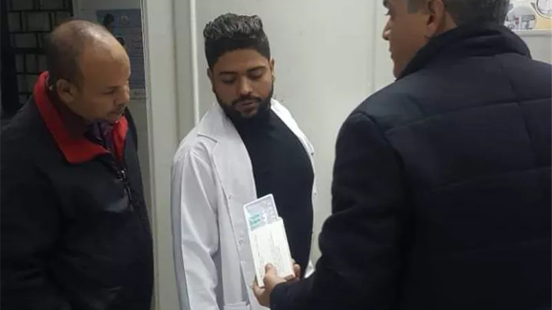 وكيل وزارة الصحة بالبحر الأحمر يفاجئ الوحدة الصحية بالميناء .. صور